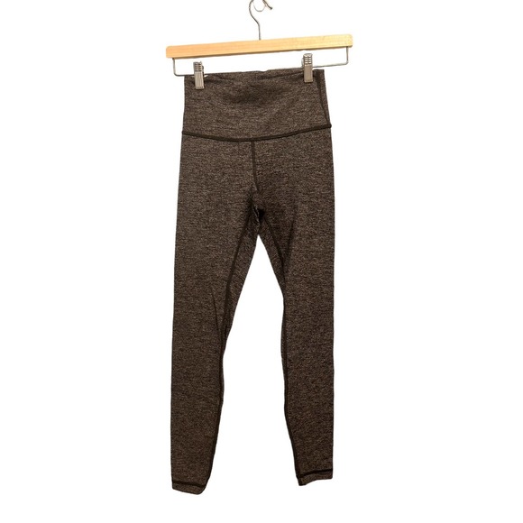 Lululemon Wunder Under Hi-Rise Tight *28" Heathered Black #4 - Picture 7 of 12